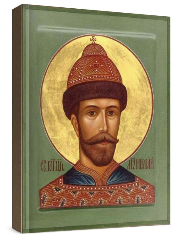 Николай 2, царь (рукописная икона)