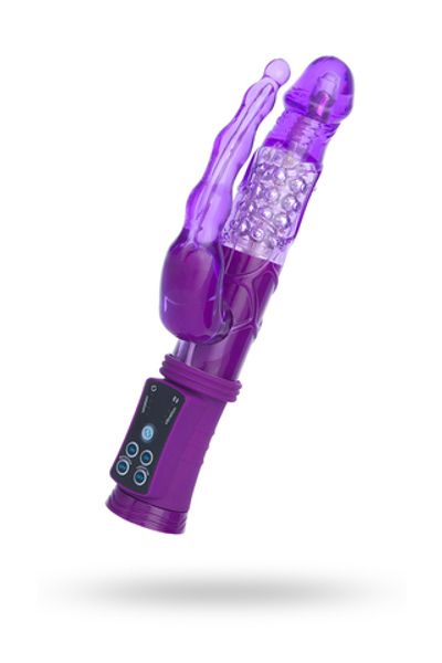 Анально-вагинальный вибратор A-Toys by TOYFA High-Tech fantasy, TPR, фиолетовый, 22 см
