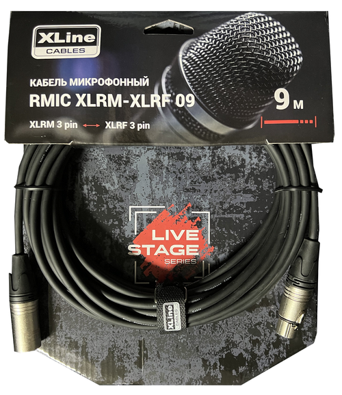 XLINE Cables RMIC XLRM-XLRF 09 Кабель микрофонный