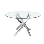 Стол обеденный Angel Cerda F2133 /1061 стеклянный Ø110
