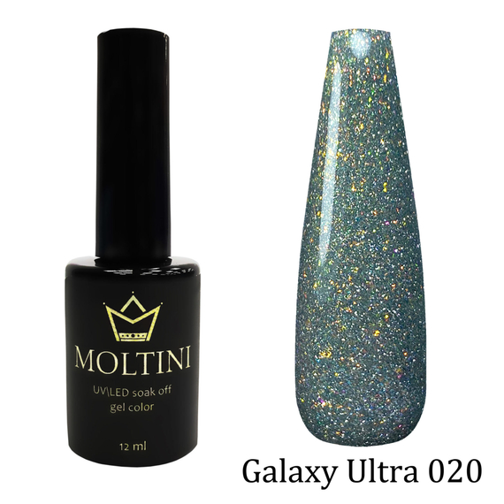 Гель-лак Moltini Galaxy Ultra 020, 12 ml