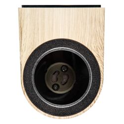 UUL-P52A 2х6W-GU10 IP65 PINE Светильник уличный. под две лампы GU10. Архитектурный накладной. Цвет корпуса сосна. TM Uniel