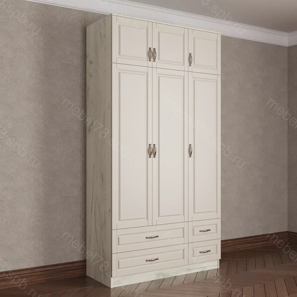 Шкаф распашной с антресолью 3/6