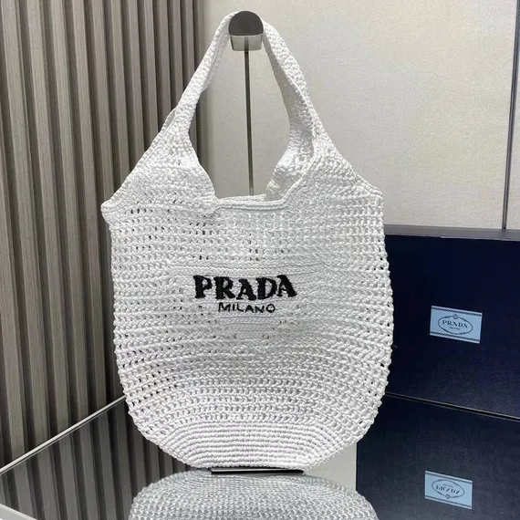 Женская сумка-тоут PRADA RAFFIA