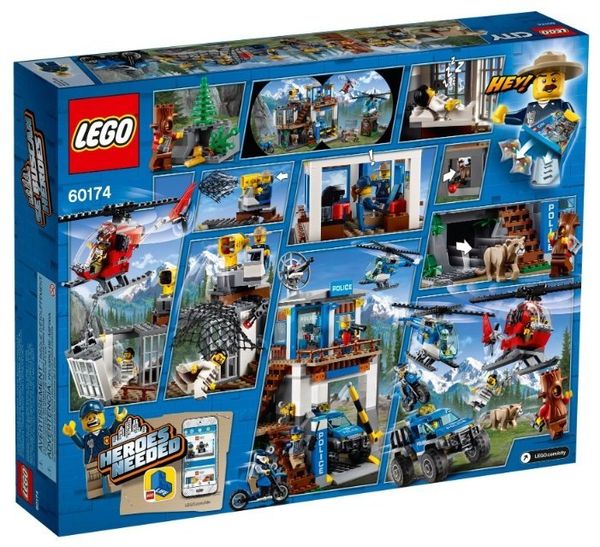 Конструктор LEGO City 60174 Полицейский участок в горах