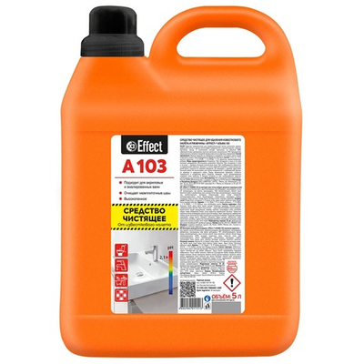 Профессиональное чистящее средство для удаления известкового налета и ржавчины Effect Alfa 103 5 л