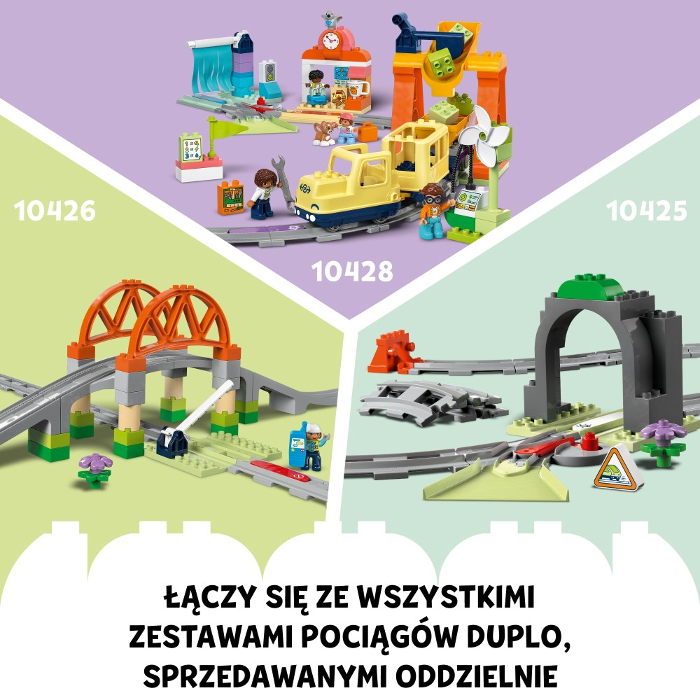 Конструктор LEGO DUPLO Town 10427 Приключение с интерактивным поездом — фото 15