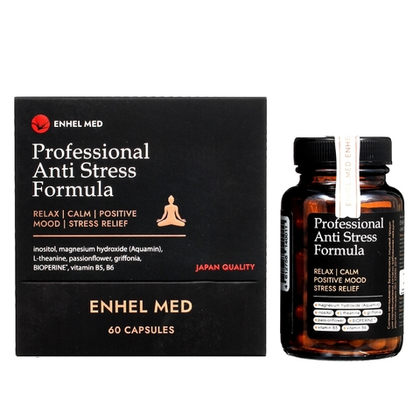 Антистресс комплекс Enhel Med Professional в капсулах для восстановления сил и энергии