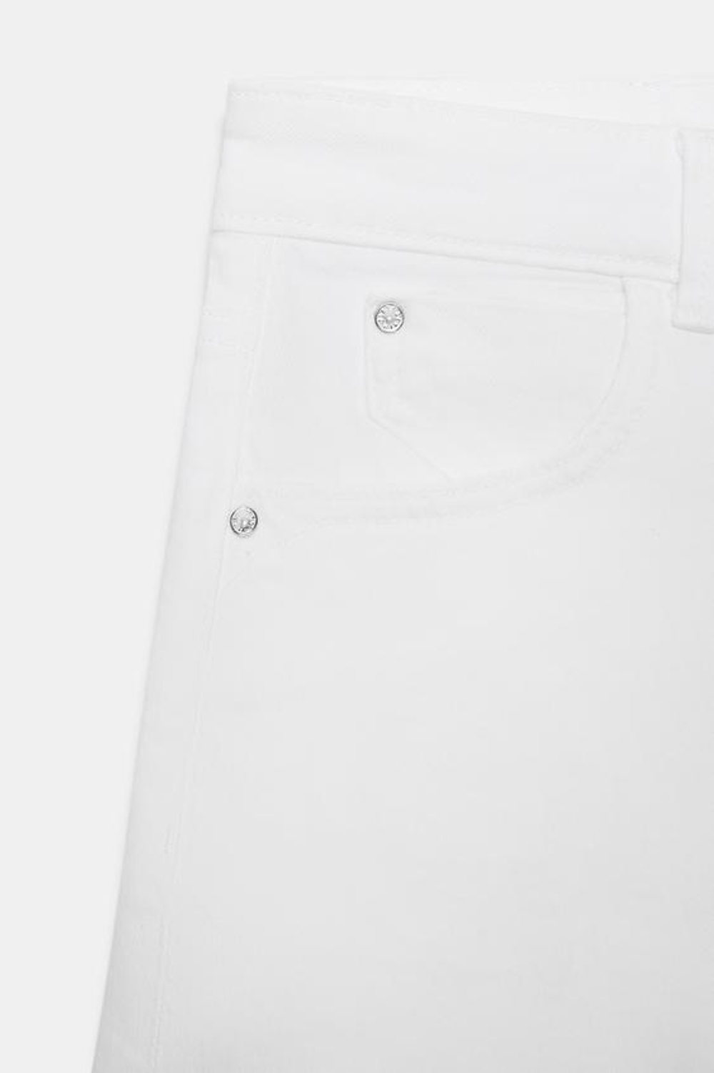 ZARA ШОРТЫ Z1975 MOM FIT, БЕЛЫЙ