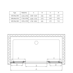 Душевая дверь Alpha VDS-3AL2170MT, 1700, хром, стекло текстурное, , шт
