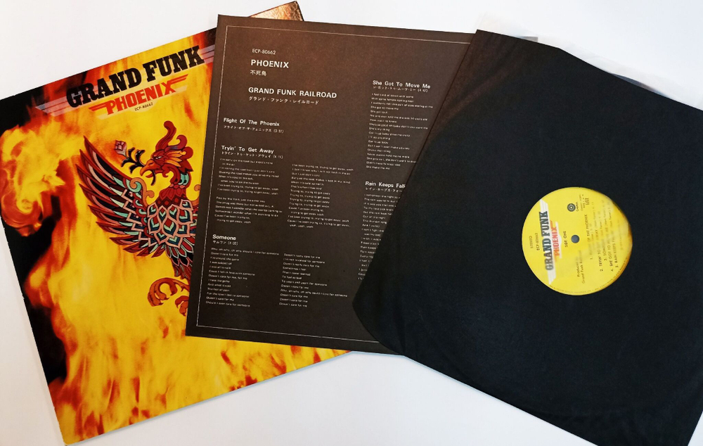 Винтажная виниловая пластинка LP Grand Funk Phoenix (Japan 1973) (No Obi)
