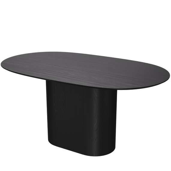 Стол обеденный Type овальный 160*95 см (черный)
