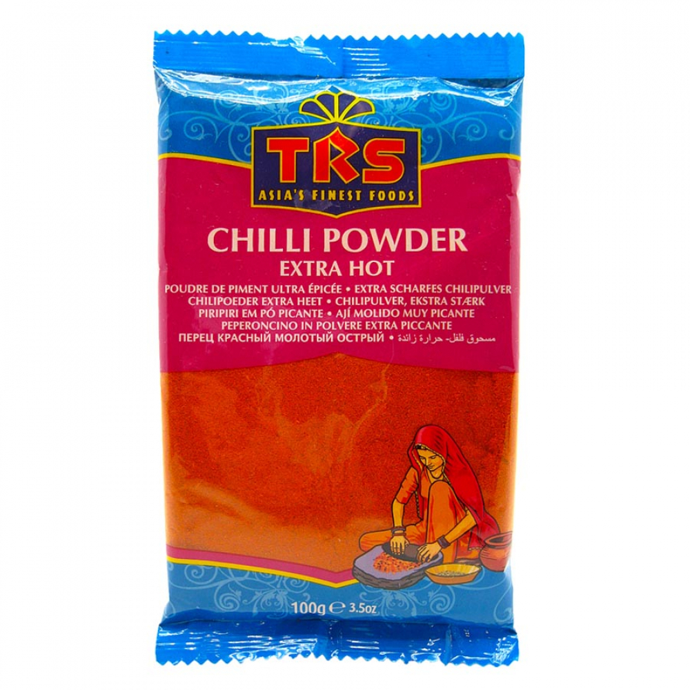 TRS Chilli powder ex hot Перец красный молотый очень острый 100г