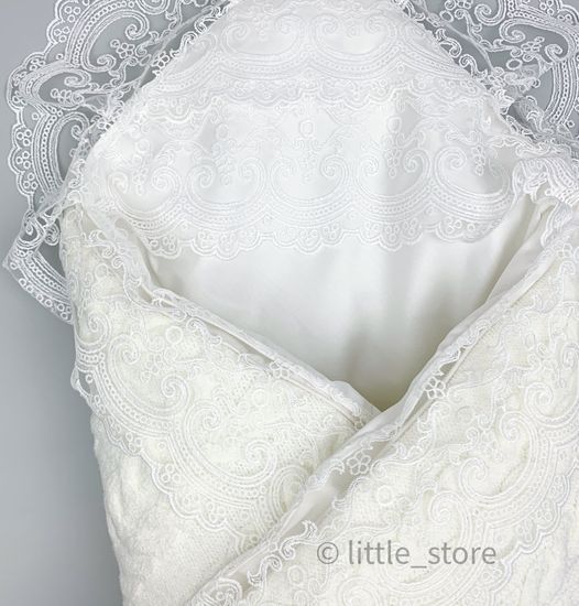 Конверт-одеяло "Косички" кремовый