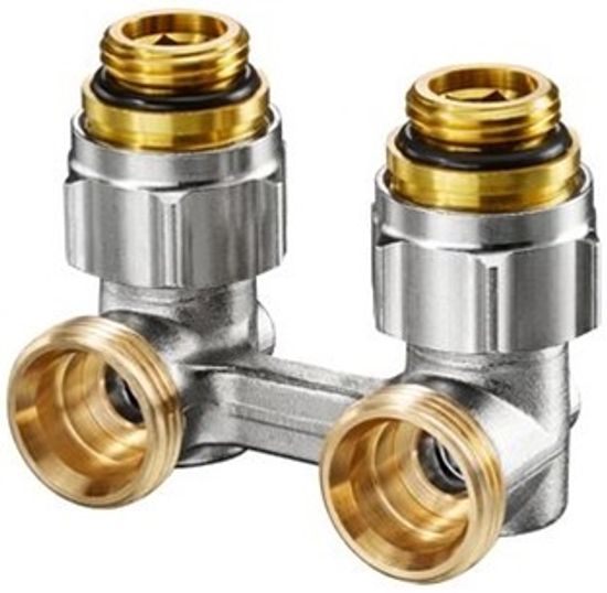 Набор радиаторный Oventrop угловой узел Multiflex ZB 1015884/ термоголовка Vindo TH 1013066