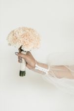 Свадебный букет из диантусов