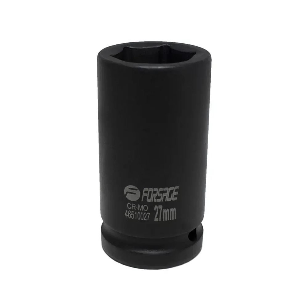 Головка ударная глубокая 27мм 6гр. 3/4'' Forsage F-46510027