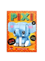 Конструктор блочный «PIXI. Слоник», животные, мини блоки, 12