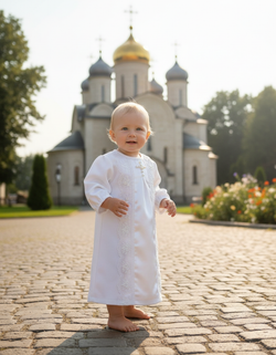 Рубашка для крещения "Снежинка"