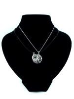 Парные кулоны Солнце и Луна полумесяц на тонкой цепочке