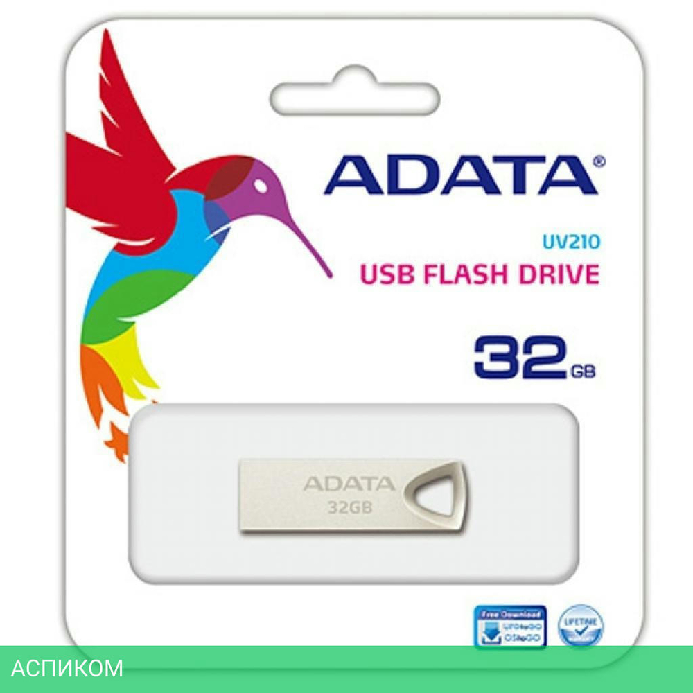 USB Flash-накопитель A-Data AUV210-32G-RGD