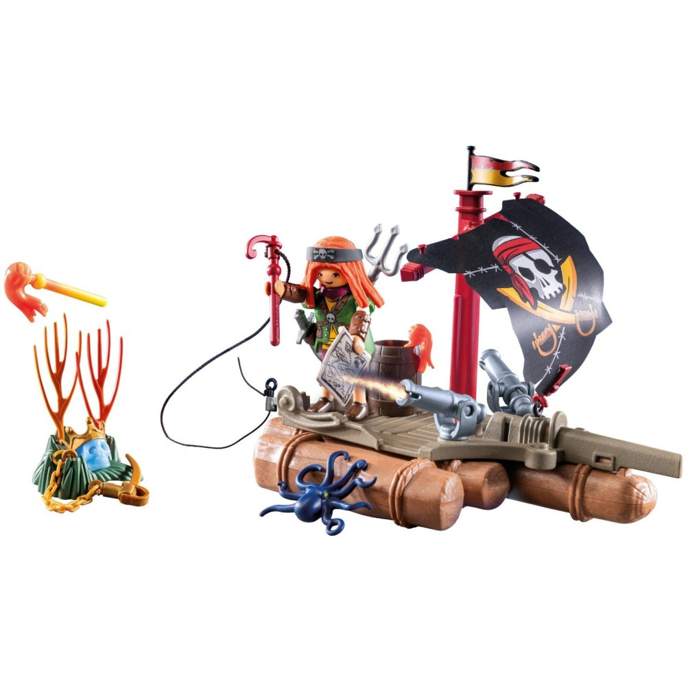 Playmobil - Pirates Пиратский плот с сокровищем 71794