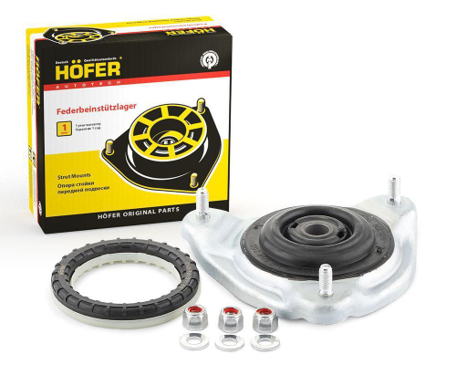 Опора передней стойки (люстра) ВАЗ 2190 Гранта без ЭУР с подшипником Hofer