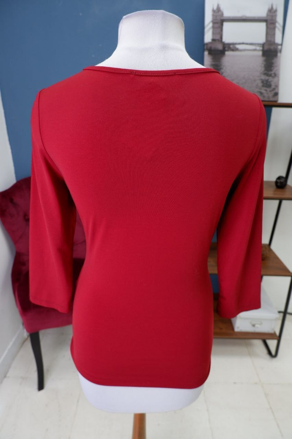 Блузка Acasta бордо 46 размер