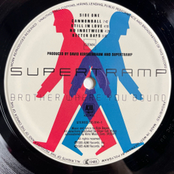 Винтажная виниловая пластинка LP Supertramp Brother Where You Bound (Germany 1985) Brother Where You Bound