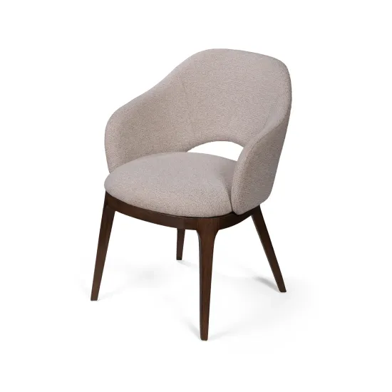 Стул Atrio массив ткань цвет белый