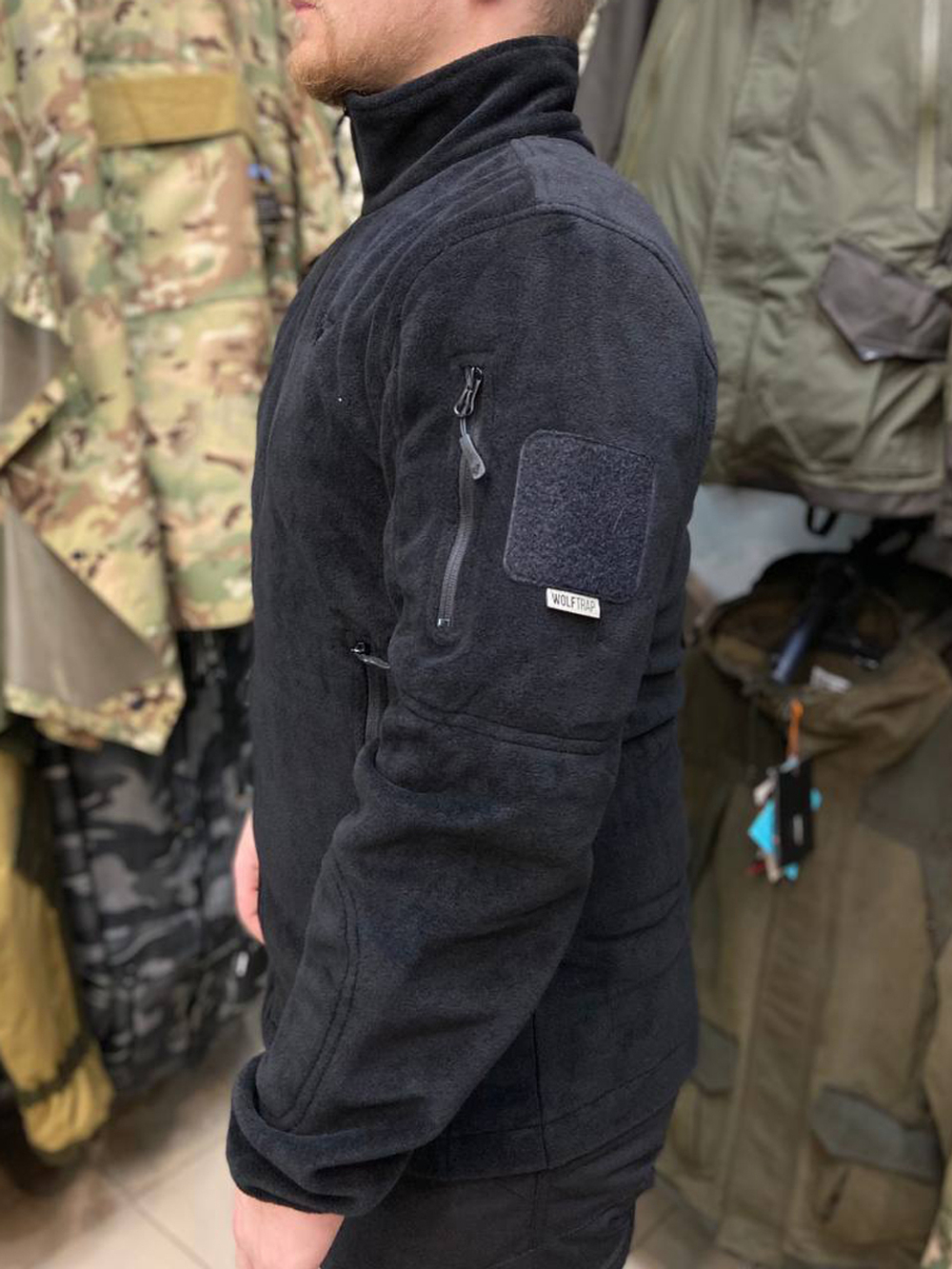 Флисовая кофта WOLFTRAP Outdoor (Турция) Черный