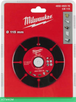 Диск пильный Milwaukee CB-115мм (4932492376)