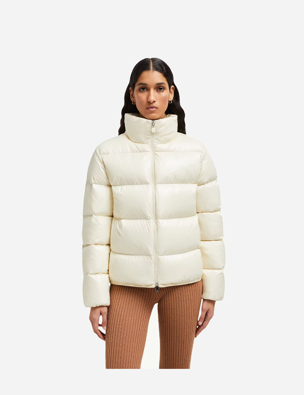 Moncler Abbadia Short Down Jacket "Off-White"