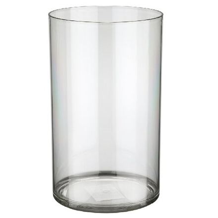 Вазон "Round" (пластик) D15xH25см ( Прозрачный)