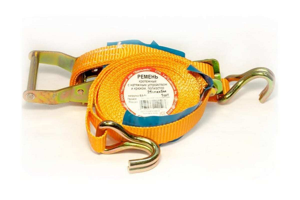 РЕМЕНЬ КРЕПЕЖНЫЙ СТРОЙБАТ 25ММХ5М ПОЛИЭСТЕР ГР0,5-1Т 28
