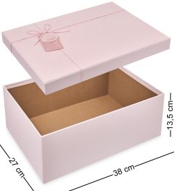WF-184-A Набор коробок из 3 шт, розовый