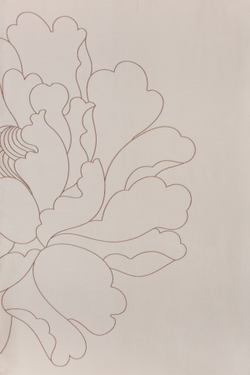 Постельное белье 1,5 спальное Luxberry Peony бежевое