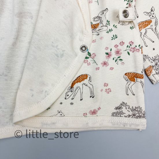 Кофточка хлопковая "Олененок в лесу"
