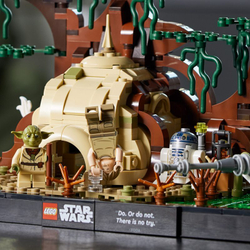 Конструктор LEGO Star Wars - Диорама: Обучение джедаев для Дагоба 75330