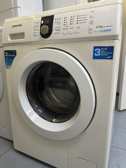 Стиральная машина Samsung WF-M602WCC Б/У фронтальная 6 кг до 1200 об/мин