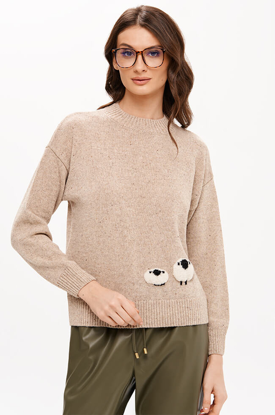 23365 Джемпер женский (бежевый)