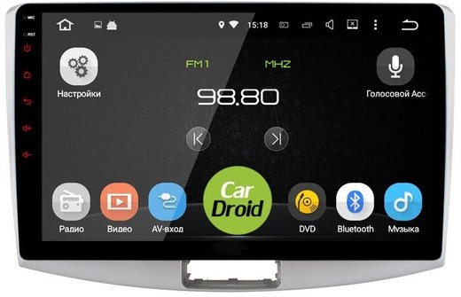 Магнитола для Volkswagen Passat 2005-2015 (B6, B7, CC) - Roximo RM-3708 Android 12, 8-ядер, 4/64Гб, SIM-слот