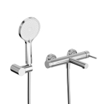 Смеситель CEZARES RELAX-VD-01 для ванны и душа в комплекте с ручным душем, шлангом и держателем