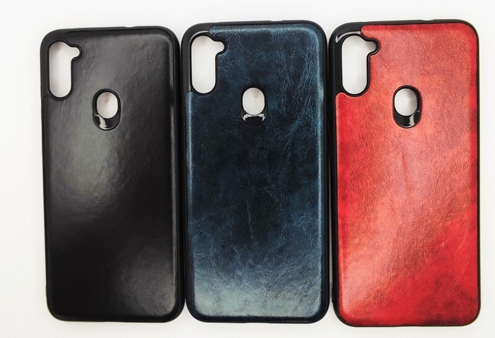 Чехол под кожу на Samsung M51 (красный)