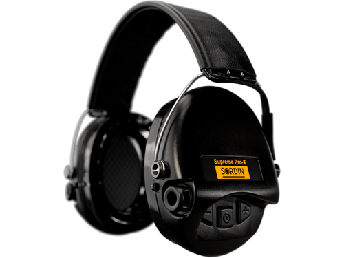Наушники активные Sordin (MSA) Supreme Pro-X LED GEL, чёрные (SOR75302-X-13-S)
