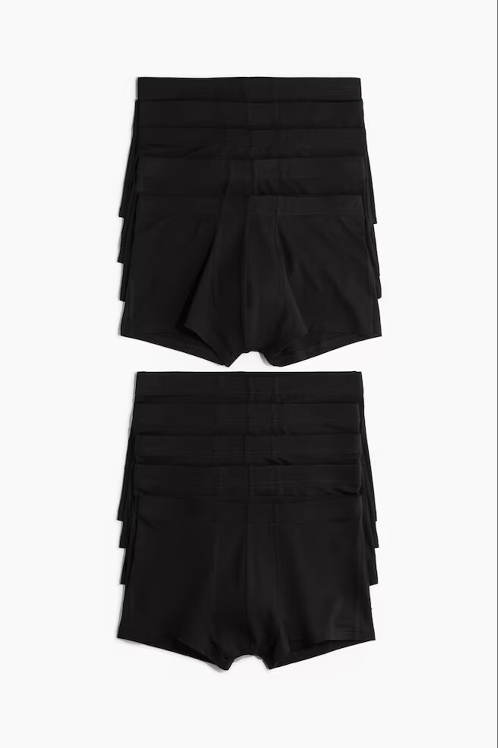 H&M Набор трусов-боксеры из хлопка (10 штук), черный