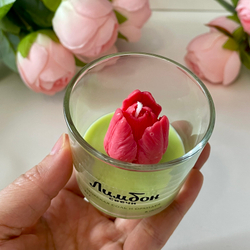 Ароматическая свеча "Красный тюльпан", 35 г