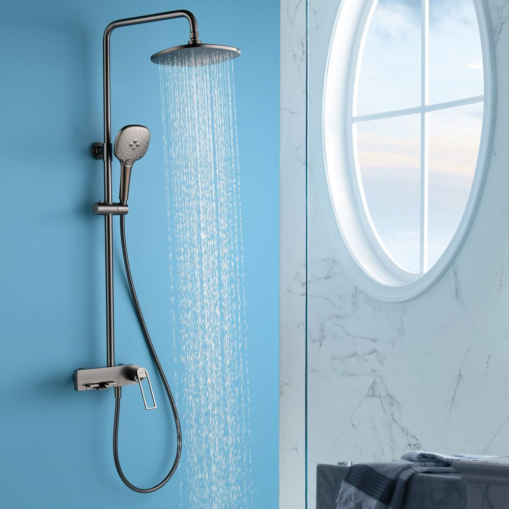 Душевая система Black&White Universe Gun Metal (UK9900MG)