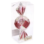 Елочная игрушка «Сладкая конфетка» 6,3*6,3*15 см, Красный