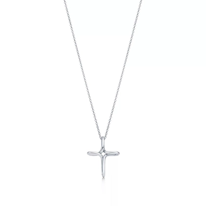 Подвеска из серебра 925, Tiffany 💠infinity cross- Elsa Peretti